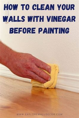 what do you clean walls with before painting